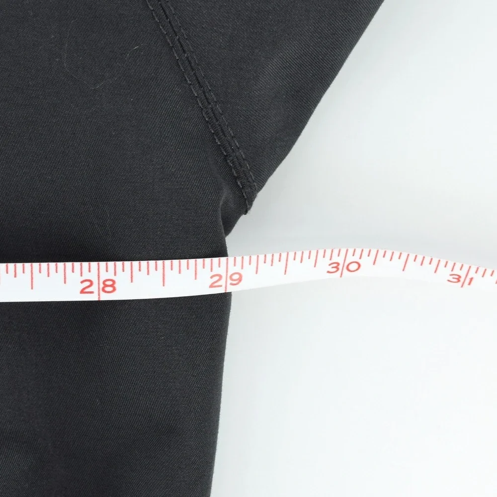 Vintage On Line Windbreaker Jacket Men XXL Black Dual Stripe Full Zip Mesh Lined